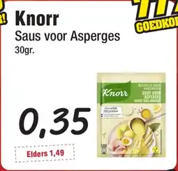 Budget Food Knorr Saus voor Asperges aanbieding