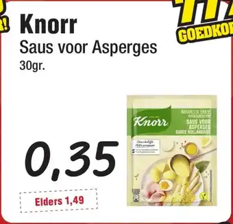 Budget Food Knorr Saus voor Asperges aanbieding