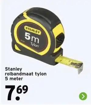 GAMMA Stanley rolbandmaat tylon 5 meter aanbieding