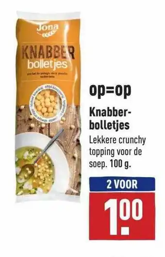 ALDI Knabberbolletjes aanbieding