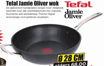 Dirk Tefal Jamie Oliver wok Tefal aanbieding