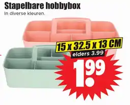 Dirk Stapelbare hobbybox aanbieding