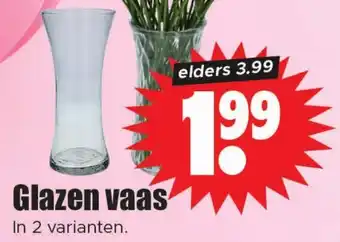 Dirk Glazen vaas aanbieding