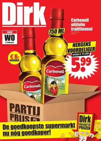 Dirk Carbonell olijfolie traditioneel aanbieding