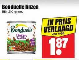 Dirk Bonduelle linzen aanbieding