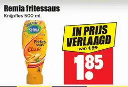 Dirk Remia fritessaus aanbieding