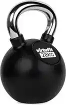 Bol.com VirtuFit Kettlebell - Rubber/Chroom - 28 kg aanbieding