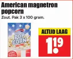 Dirk American magnetron popcorn aanbieding