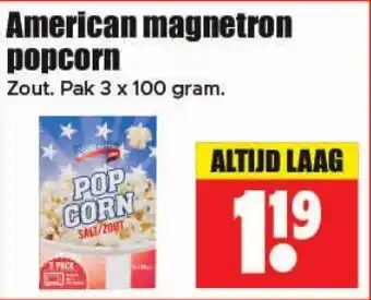 Dirk American magnetron popcorn aanbieding