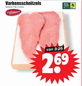 Dirk Varkensschnitzels aanbieding