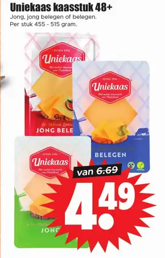 Dirk Uniekaas kaasstuk 48+ aanbieding