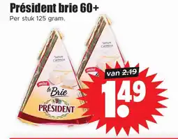 Dirk Président brie 60+ aanbieding