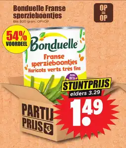 Dirk Bonduelle Franse sperzieboontjes aanbieding