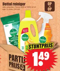 Dirk Dettol reiniger aanbieding