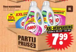 Dirk Omo wasmiddel aanbieding