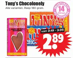 Dirk Tony's Chocolonely aanbieding