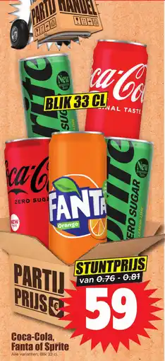 Dirk Coca Cola, Fanta of Sprite aanbieding