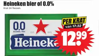 Dirk Heineken bier of 0.0% aanbieding