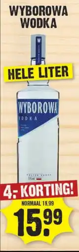 Dirk Wyborowa wodka aanbieding