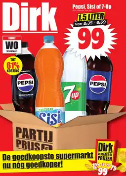 Dirk Pepsi, Sisi of 7 Up aanbieding