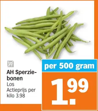 Albert Heijn AH Sperziebonen aanbieding