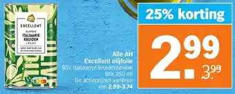 Albert Heijn Alle AH Excellent olijfolie aanbieding