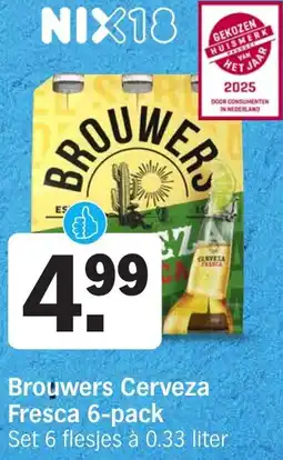 Albert Heijn Brouwers Cerveza Fresca 6 pack aanbieding