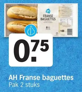 Albert Heijn AH Franse baguettes aanbieding