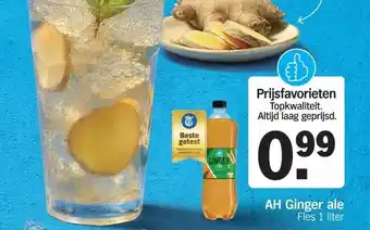 Albert Heijn AH Ginger ale aanbieding