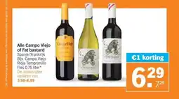 Albert Heijn Alle Campo Viejo of Fat bastard aanbieding