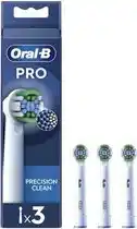 Wehkamp Oral-B Pro Precision Clean opzetborstels wit - 3 stuks aanbieding