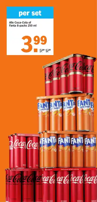 Albert Heijn Alle Coca Cola of Fanta aanbieding