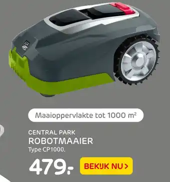 Praxis Central park robotmaaier aanbieding