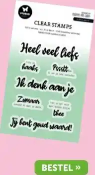 Boekenvoordeel By Laurens clear stamps aanbieding