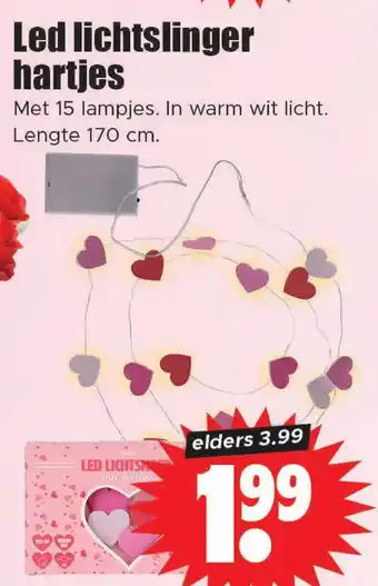 Dirk Led lichtslinger harties aanbieding