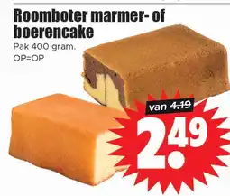 Dirk Roomboter marmer-of boerencake aanbieding