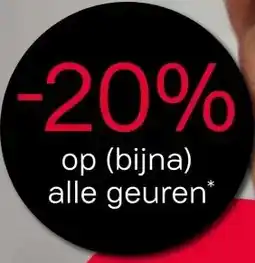 Pour Vous -20% op (bijna) alle geuren* aanbieding