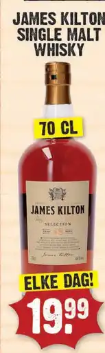 Dirk JAMES KILTON SINGLE MALT WHISKY aanbieding