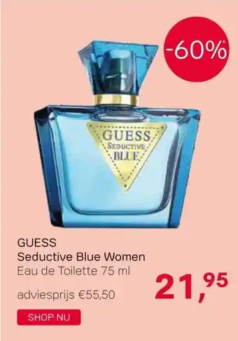 Pour Vous GUESS Seductive Blue Women Eau de Toilette 75 ml aanbieding