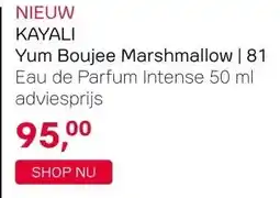 Pour Vous NIEUW KAYALI Yum Boujee Marshmallow | 81 Eau de Parfum Intense 50 ml aanbieding