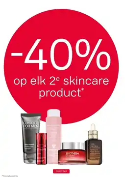 Pour Vous -40% op elk 2e skincare product* aanbieding