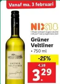 Lidl Grüner Veltliner aanbieding