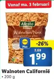 Lidl Walnoten Californië aanbieding