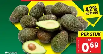 Lidl Avocado aanbieding