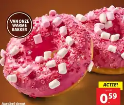 Lidl Aardbei donut aanbieding