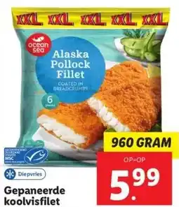 Lidl Gepaneerde koolvisfilet aanbieding