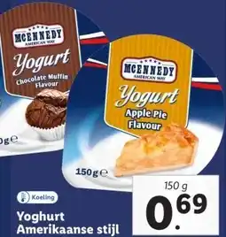 Lidl Yoghurt Amerikaanse stijl aanbieding