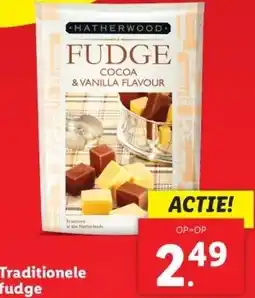 Lidl Traditionele fudge aanbieding