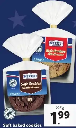 Lidl Soft baked cookies aanbieding