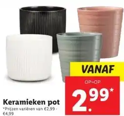 Lidl Keramieken pot aanbieding